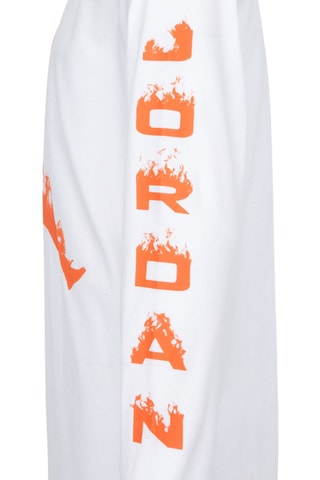 T-shirt Flames - Blanc - Jordan