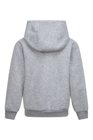 Sweat molletonné à capuche - Gris chiné