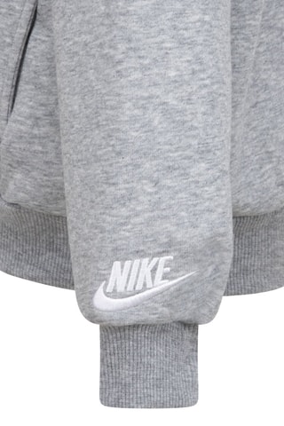 Sweat molletonné à capuche - Gris chiné