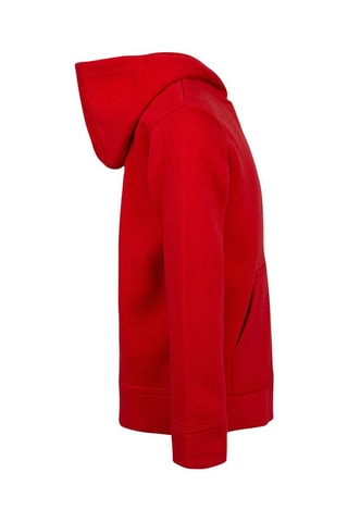 Sweat molletonné à capuche - Rouge