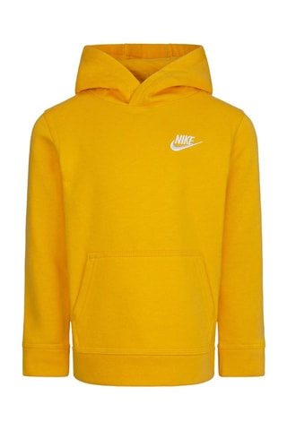 Sweat polaire à capuche - Jaune
