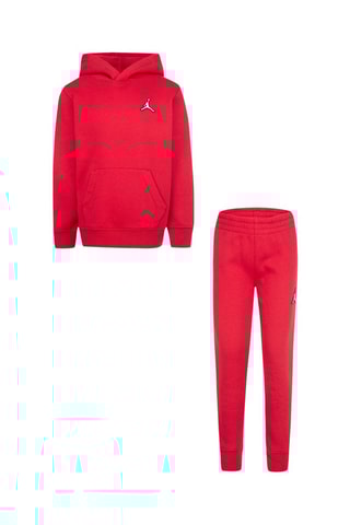 Sweat et pantalon molletonnés - Rouge