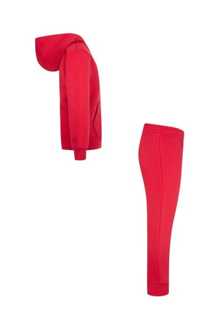 Sweat et pantalon molletonnés - Rouge