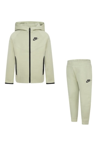 Veste à capuche et pantalon molletonnés - Vert olive