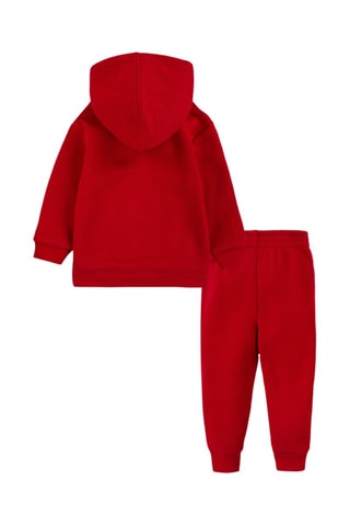 Sweat à capuche et pantalon molletonnés - Rouge