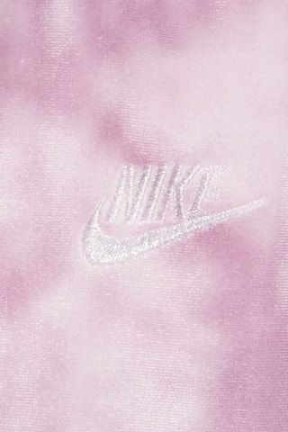 Sweat à capuche et pantalon en velours tie and dye - Rose