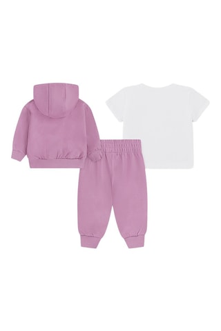 Ensemble 3 pièces - Rose et blanc