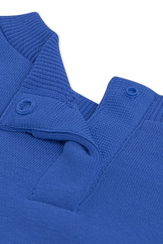 Sweat et pantalon polaires - Gris et bleu électrique