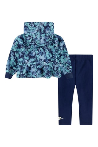 Sweat à capuche et legging - Bleu