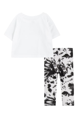 T-shirt et legging Blanc et noir  - Nike