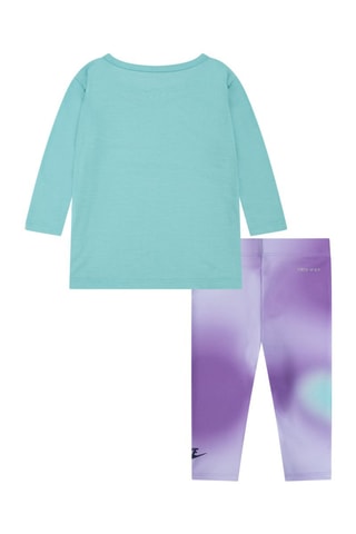 T-shirt et legging - Violet et turquoise - Nike