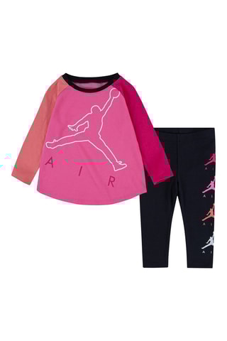 T-shirt et legging 
Rose et noir - Jordan