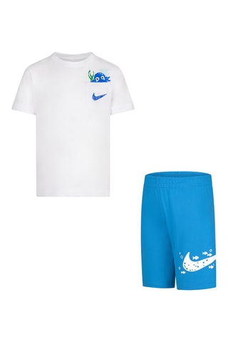 T-shirt et short - Bleu - Nike