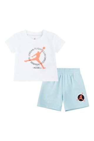 T-shirt et short - Blanc et ciel - Jordan
