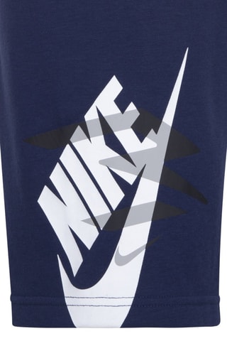 T-shirt et short - Gris chiné et bleu marine