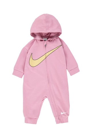 Grenouillère à capuche Rose 