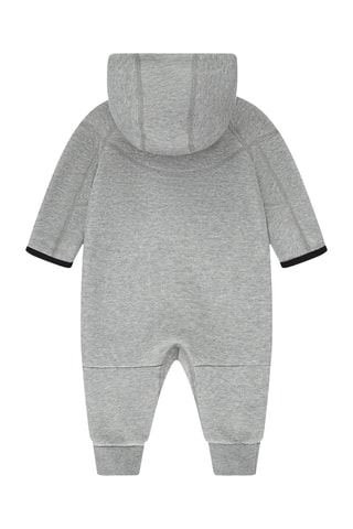 Combinaison polaire à capuche - Gris chiné