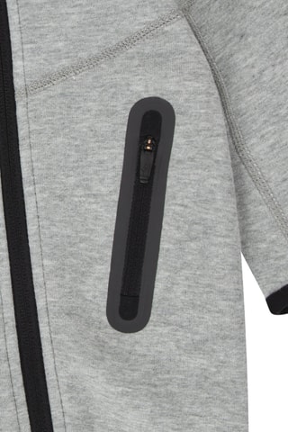 Combinaison polaire à capuche - Gris chiné