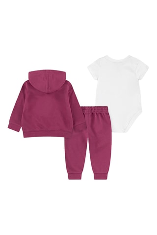 Ensemble 3 pièces - Rose foncé et blanc