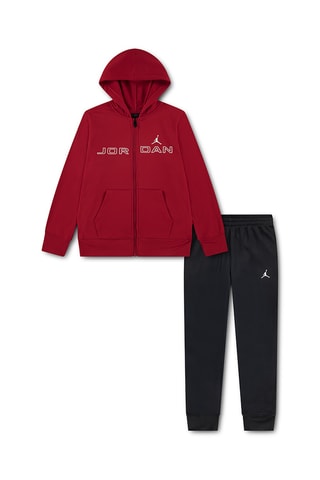 Sweat à capuche et pantalon - Rouge et noir