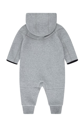 Combinaison polaire à capuche - Gris chiné