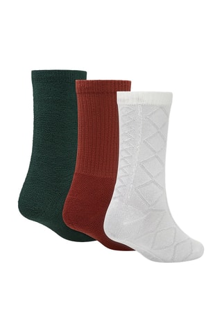 3 paires de chaussettes - Blanc