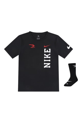 T-shirt et chaussettes - Noir