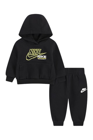 Sweat à capuche et pantalon polaires - Noir