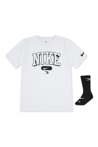 T-shirt et chaussettes - Blanc et noir