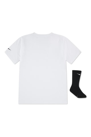 T-shirt et chaussettes - Blanc et noir