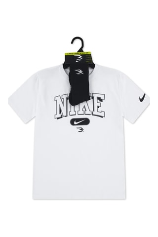 T-shirt et chaussettes - Blanc et noir
