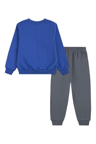 Sweat et pantalon - Bleu cobalt et gris