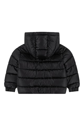 Doudoune à capuche - Noir et blanc