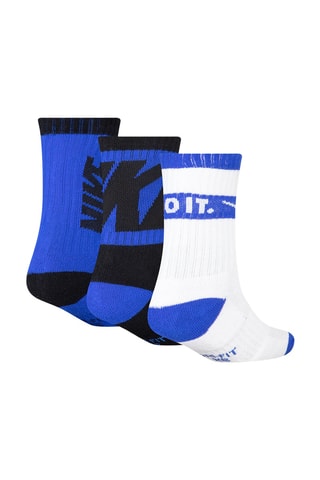 3 paires de chaussettes - Bleu électrique