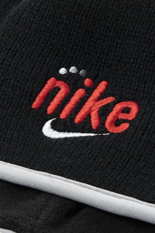 Bonnet à pompon et gants - Noir