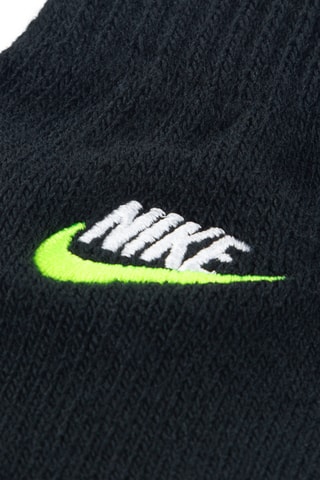 Bonnet à pompon et gants - Noir