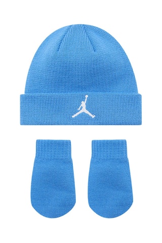 Bonnet et moufles - Bleu clair
