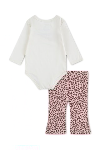 Body et pantalon - Blanc