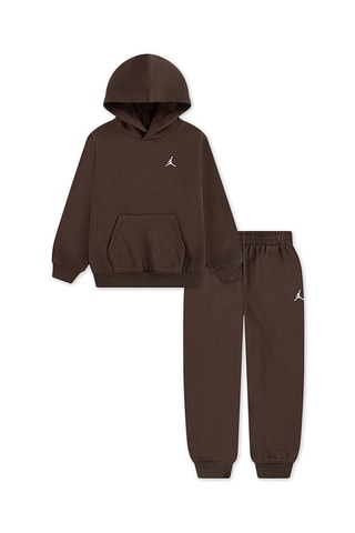 Sweat à capuche et pantalon - Marron foncé