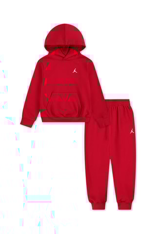 Sweat à capuche et pantalon - Rouge