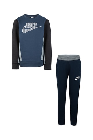 Sweat et pantalon - Bleu pétrole et noir