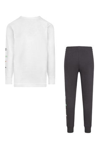 T-shirt et pantalon - Blanc et anthracite