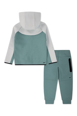 Sweat à capuche et pantalon polaires - Bleu canard