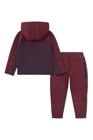 Sweat à capuche et pantalon polaires - Rouge