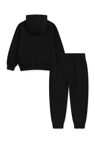 Sweat à capuche et pantalon polaires - Noir