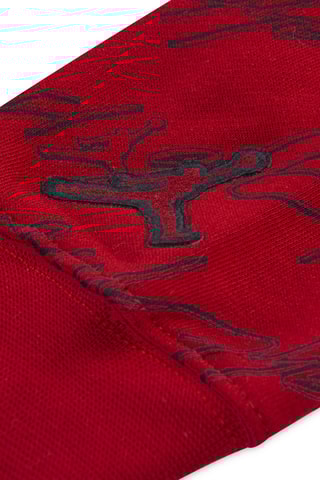 Sweat polaire à capuche - Rouge