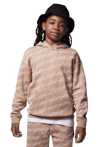 Sweat polaire à capuche - Beige