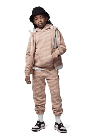 Sweat polaire à capuche - Beige