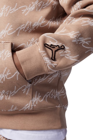 Sweat polaire à capuche - Beige