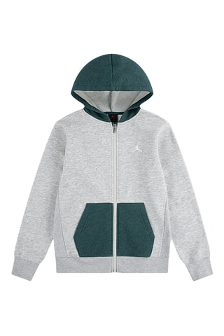 Sweat à capuche - Gris clair chiné